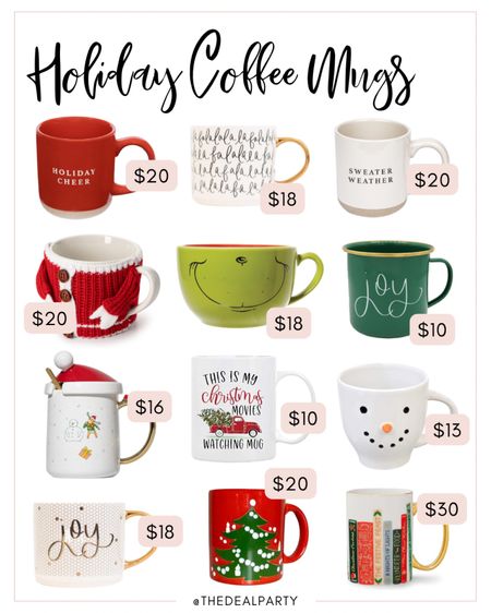 Holiday Coffee Mugs | Christmas Mugs | Holiday Mugs | Christmas Coffee Mugs 

#LTKSeasonal #LTKGiftGuide #LTKHoliday