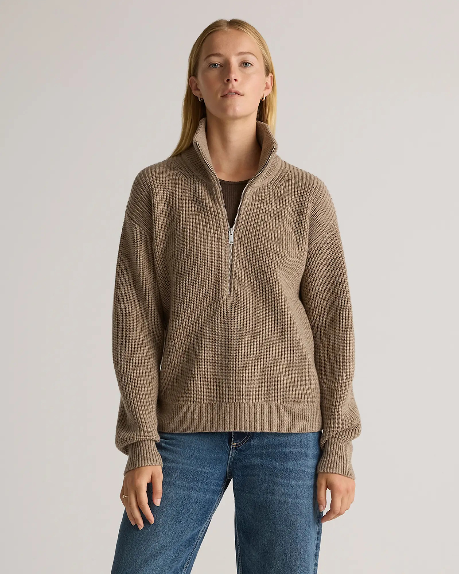 Australian Merino Wool Half Zip Sweater | Quince