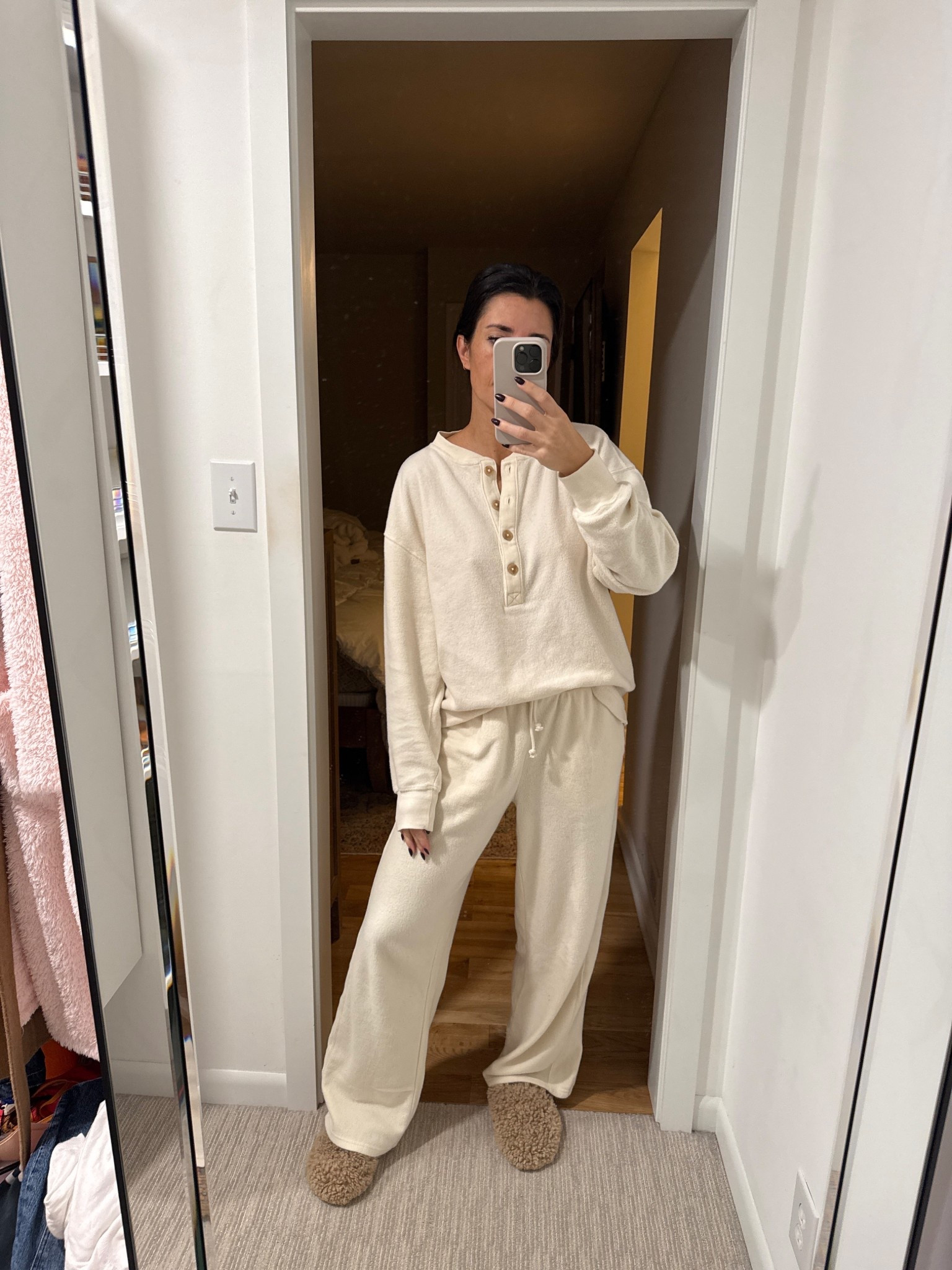 I've been loving these, The material is cozy and I will say size down 1 time! I got my usual size and kind of wish I sized down they are pretty oversized! wearing a small




#LTKGiftGuide #LTKFindsUnder50 #LTKStyleTip