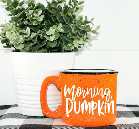 Morning Pumpkin  Mama's Coffee Mug  Campfire Mug  - Etsy | Etsy (US)