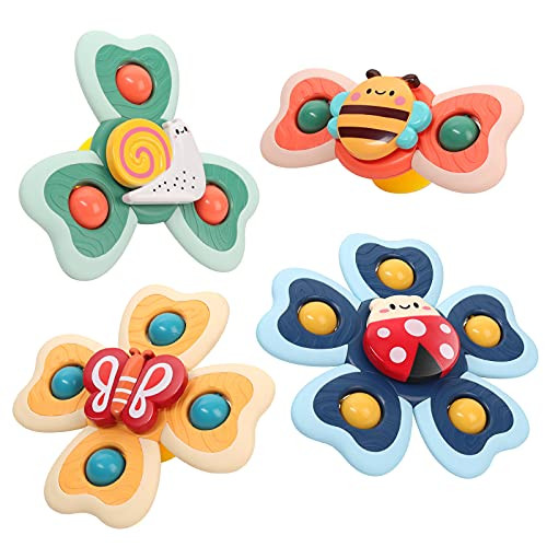 Vanmor Baby Suction Cup Spinning Top Toys, Suction Spinner Toys for Babies, Window Suction Toys f... | Amazon (US)