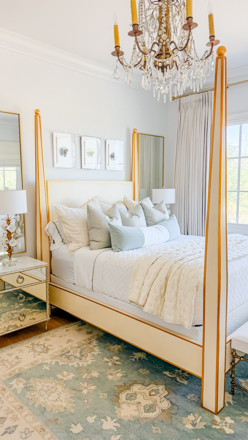 Some of my favorite linens are on sale during the Nordstrom sale right now grab my favorite sheet set and satin quilt for a great price! Both of these are extremely luxurious so buttery soft they will quickly become your favorite linen staples! Here I have the Sea Glads color sheet set. I also have the French Blue in my bedroom. They come in several colors. You will absolutely love them. ￼

#LTKHome #LTKSaleAlert
