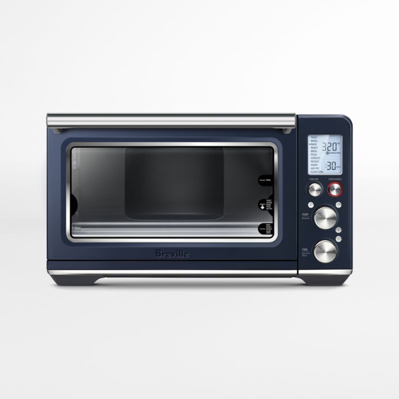 Breville Damson Blue Smart Oven Air Fryer Toaster Oven + Reviews | Crate & Barrel | Crate & Barrel