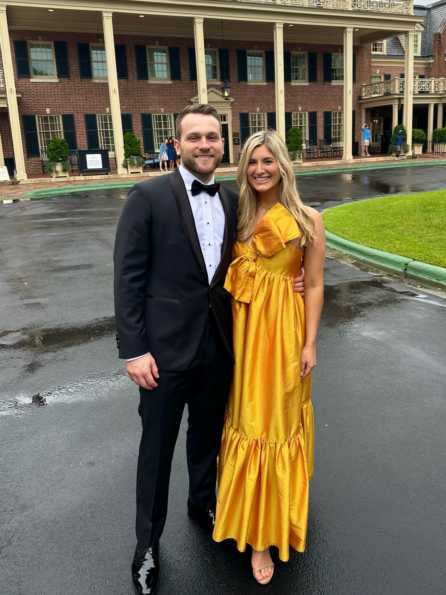 Anthropologie Black-Tie wedding guest dress - comes in multiple different colors. So comfy, has pockets, got tons of compliments, a must get dress!! Size down - I wore a size Small.

#LTKTravel #LTKU #LTKWedding