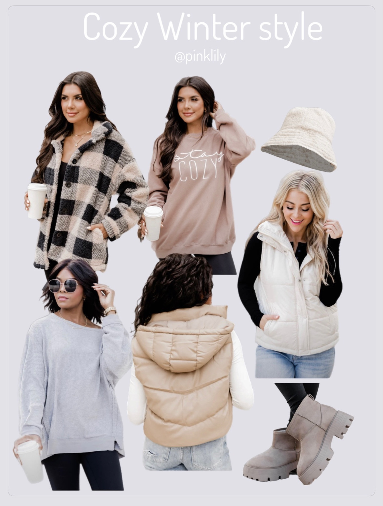 Cozy winter style 

Oversized sweatshirts • Puffer vest style • oversized Shackets • cold weather Style • cozy winter outfit inspo 

#LTKSeasonal #LTKstyletip