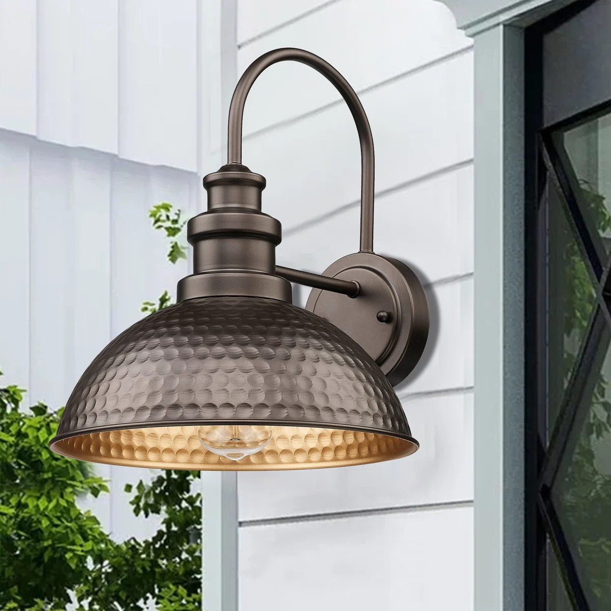 Outdoor Farmhouse Barn Lights, Rustic Outdoor Wall Sconce, Exterior Wall Lights, Front Door Mount... | Wayfair North America