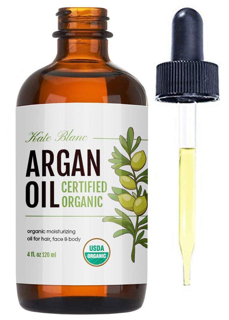 Kate Blanc Cosmetics Argan Oil for Hair and Skin Moisturizer (Light 4oz) 100% Pure Cold Pressed O... | Amazon (US)
