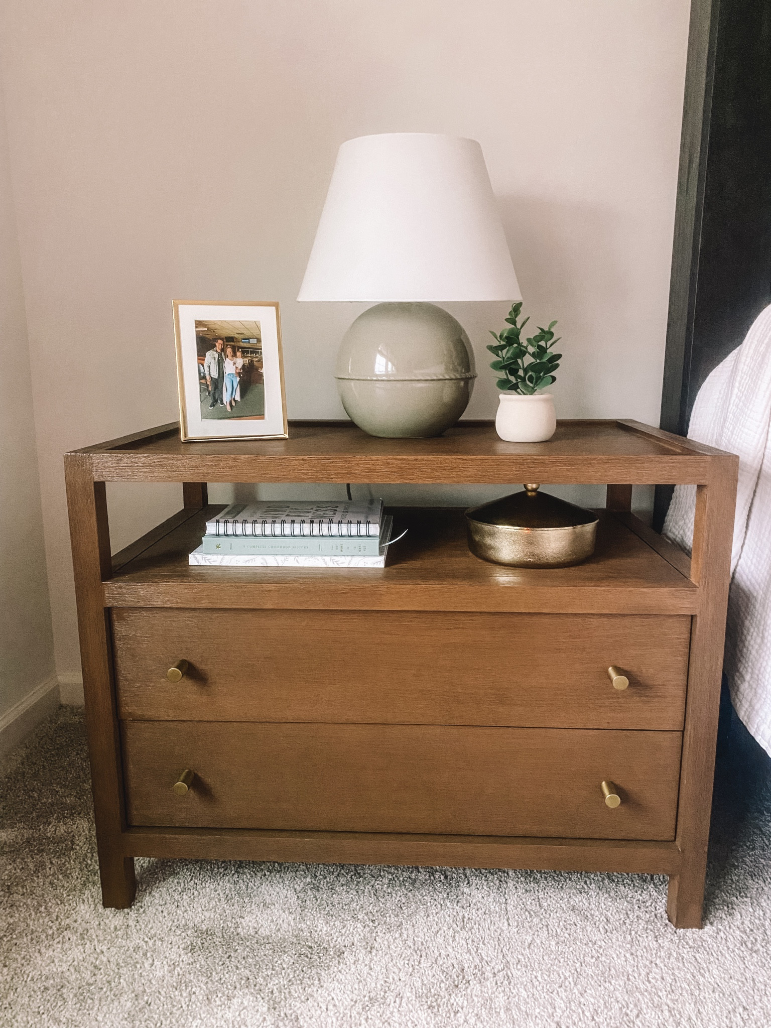 Crate and barrel charging nightstands. 

#LTKhome