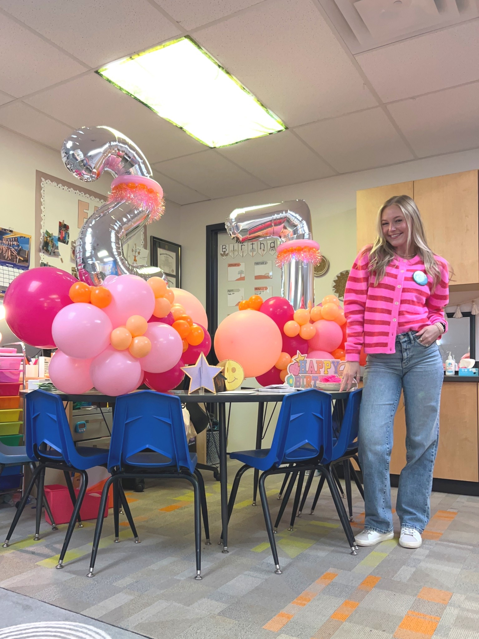 Birthday fit!!! 🩷🧁🧡