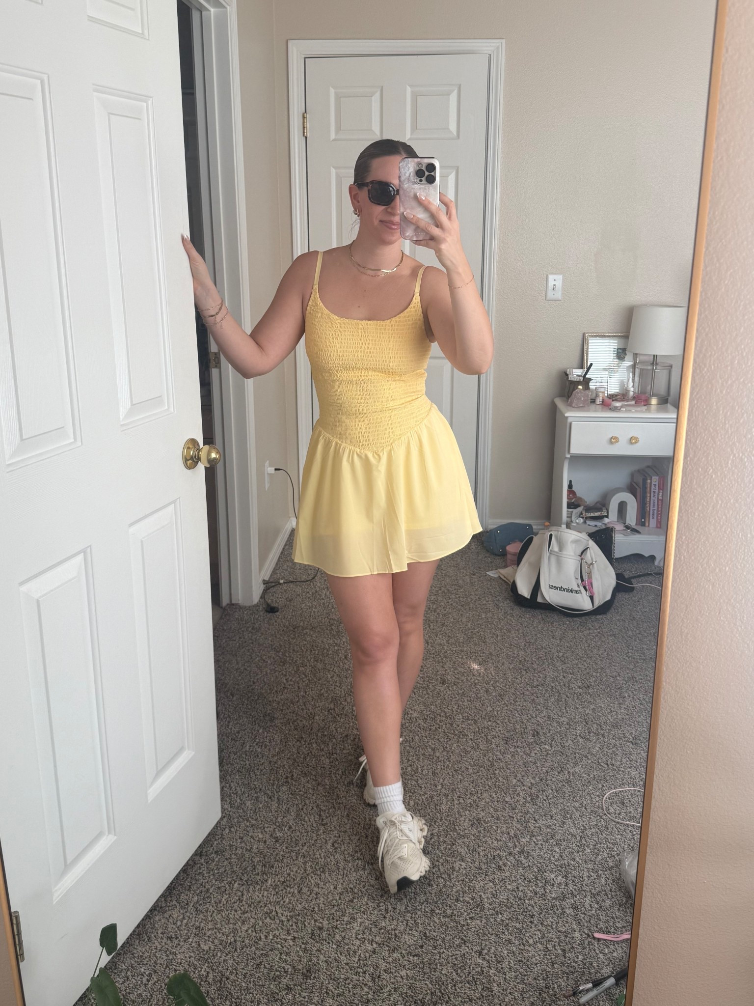 Activewear dress - adjustable straps and built in shorts with pockets

Yellow is sold out but they have other colors  

I got a small & I’m 5’2 or 3

#LTKSaleAlert #LTKPetite #LTKActive