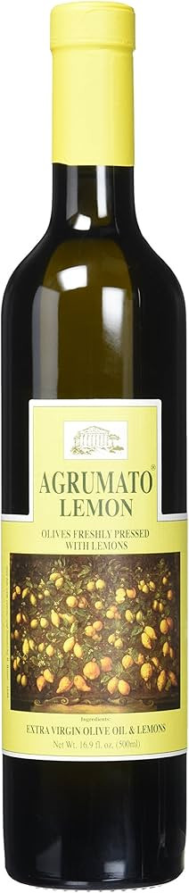 Agrumato Extra Virgin Olive Oil Pressed with Lemons, 16.9 Fluid Ounce | Amazon (US)