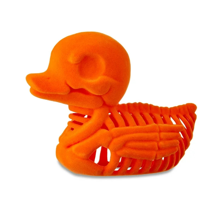 4.25" Flocked Faux Skeleton Duck, Orange, Decor, Summer Frights by Way To Celebrate | Walmart (US)