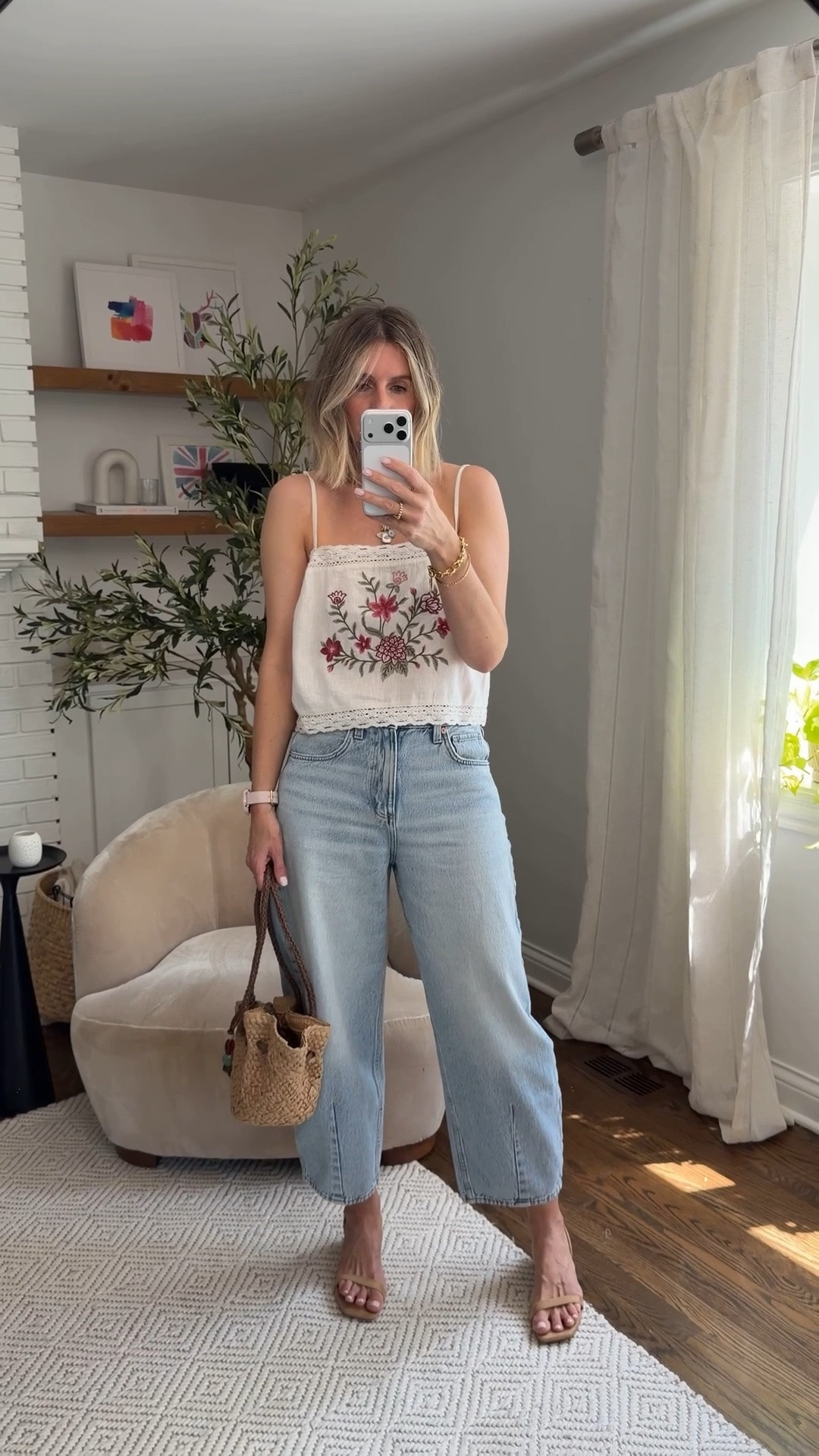 might actually prefer this set as separates. this top with jeans is 😮‍💨

#LTKootd #LTKOver40 #LTKgrwm
