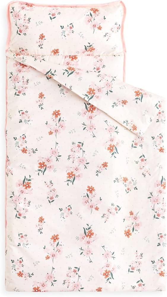 Wake In Cloud - Toddler Nap Mat with Pillow and Blanket, 100% Cotton Fabric, for Kids Boys Girls ... | Amazon (US)