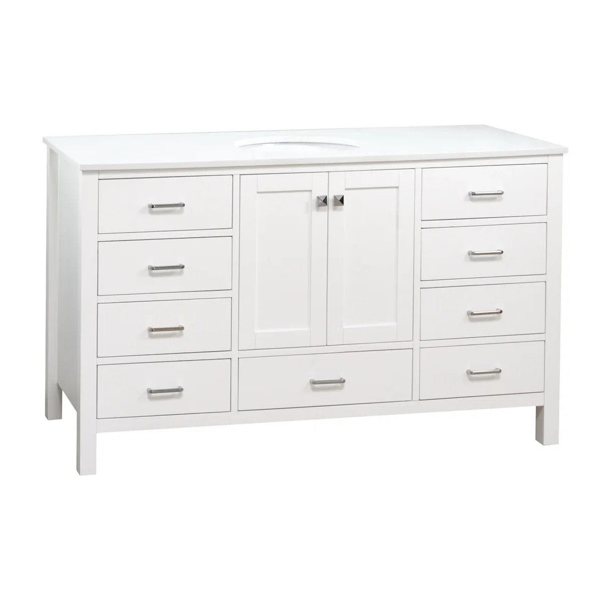 Claudett 60'' Single Bathroom Vanity with Top | Wayfair North America