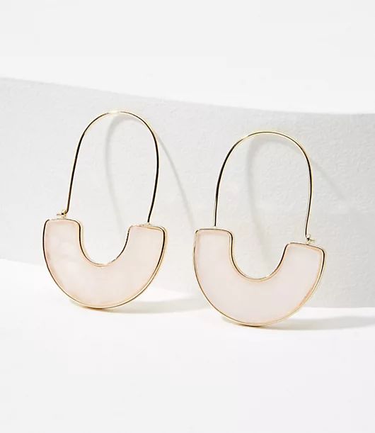 LOFT Pull Through Hoop Earrings | LOFT