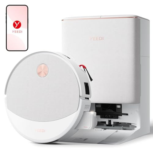 Yeedi M16 Infinity Robot Vacuum and Mop, 30000Pa Suction, Self-Cleaning Roller Mop, ZeroTangle 4.0 for Pet Hair, Self-Emptying Omni Station, AI Obstacle Avoidance | Amazon (US)