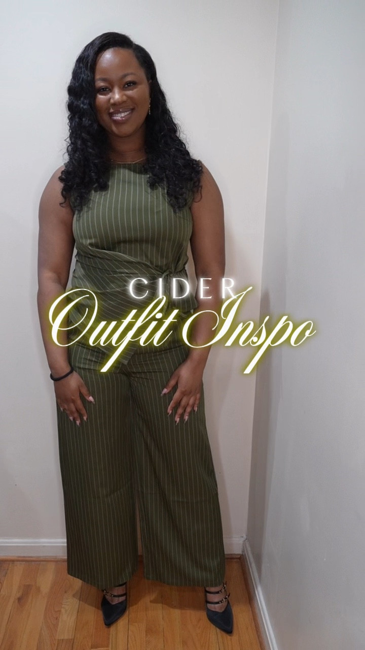 Styling this beautiful Olive Green Two Piece Set🫒 from @CIDER 😍🙌🏽✨ Size: Large 

#LTKootd #LTKMidsize #LTKgrwm