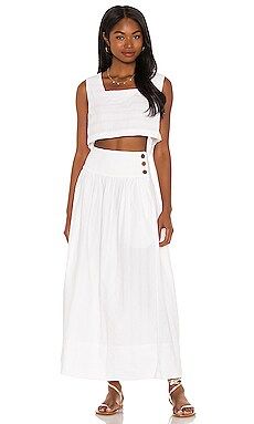 I so wanted to love this. I ordered the XS (usual size in FP). The skirt fit perfectly, the top o... | Revolve Clothing (Global)