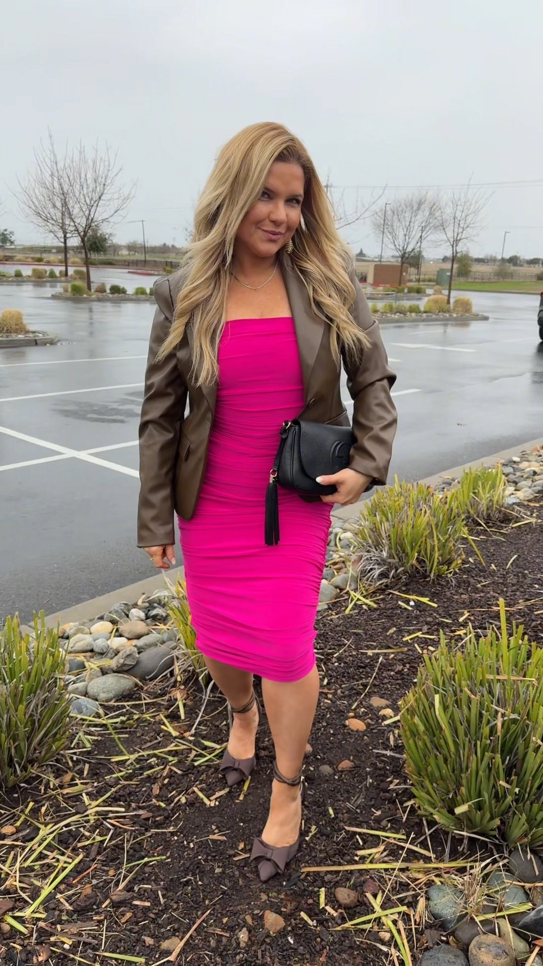 ✨ Effortless elegance made easy! ✨

This ruched pink dress is the perfect mix of bold and feminine, and adding a faux leather blazer takes it to the next level! Whether you’re dressing up for a night out or keeping it classy for a chic daytime look, this combo is a must-have. 💕

To keep the modest look, I’d pair with a faux leather blazer or oversized cardi 👌🏻 Such a cute idea for Valentine’s Day! 

💬 Shop my full outfit now on LTK! 

#LTKfashion #LTKstyletip #LTKmomstyle #LTKoutfit #modestfashion #fashionover40 #rucheddress #blazeroutfit #classystyle #chicandmodest #elegantstyle

#LTKFindsUnder100 #LTKWatchNow #LTKOver40