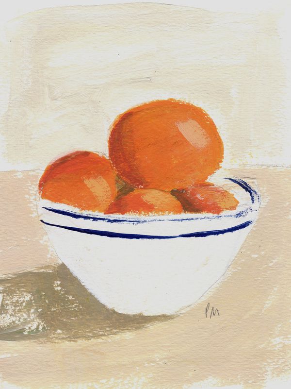 Bowl of Oranges | Artfully Walls