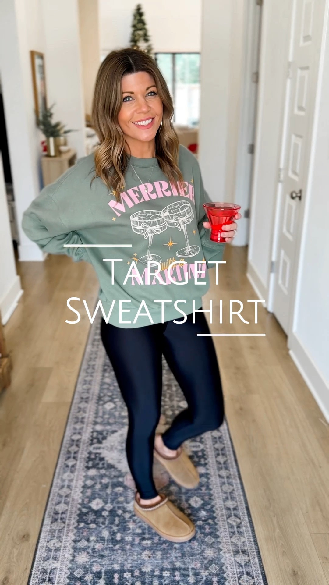 ✨🎄 Yes… I know Thanksgiving is next week… but your girl is already in full Christmas mode! The tree is up, the twinkle lights are on, and this Christmas sweatshirt is giving cozy, merry, and “I’m ready for holiday magic right now.”
If jumping into Christmas a little early brings joy… then I’m absolutely doing it.
#targetfinds 

#LTKSeasonal #LTKHoliday #LTKootd