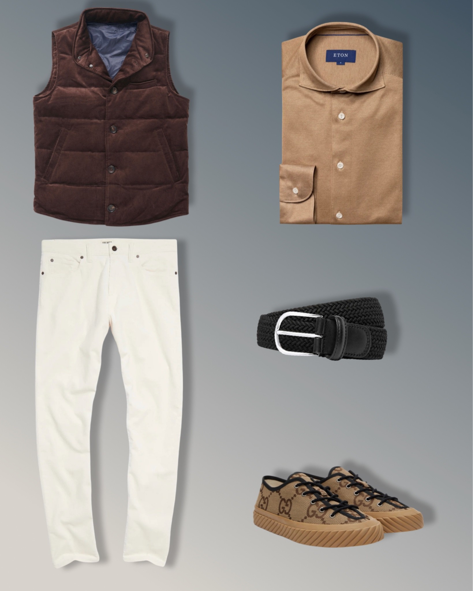 A luxurious fall ensemble that’s smart enough for business yet casual enough for every day life. Channeling an autumnal palette of warm earth tones and sumptuous textures, this look is for the man who not only likes to stand out, but also deserves to. 

#LTKstyletip #LTKSeasonal #LTKfit