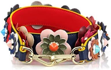 Cowhide Leather Flower Replacement Interchangeable Shoulder Strap with Swivel Hook for Handbags P... | Amazon (US)