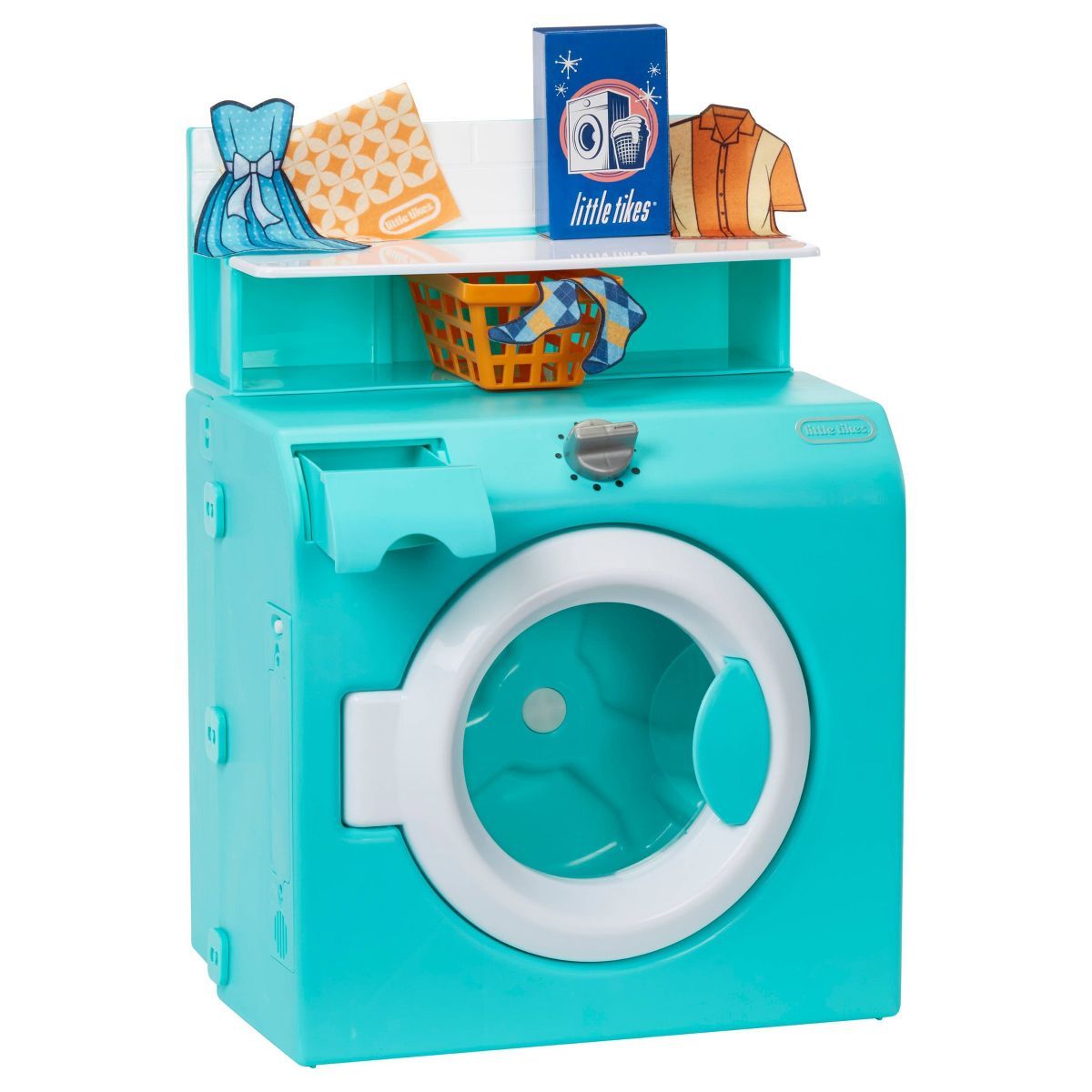 Little Tikes Retro ‘50s Inspired Washer Dryer Realistic Pretend Play Laundry Washing Machine Ap... | Target