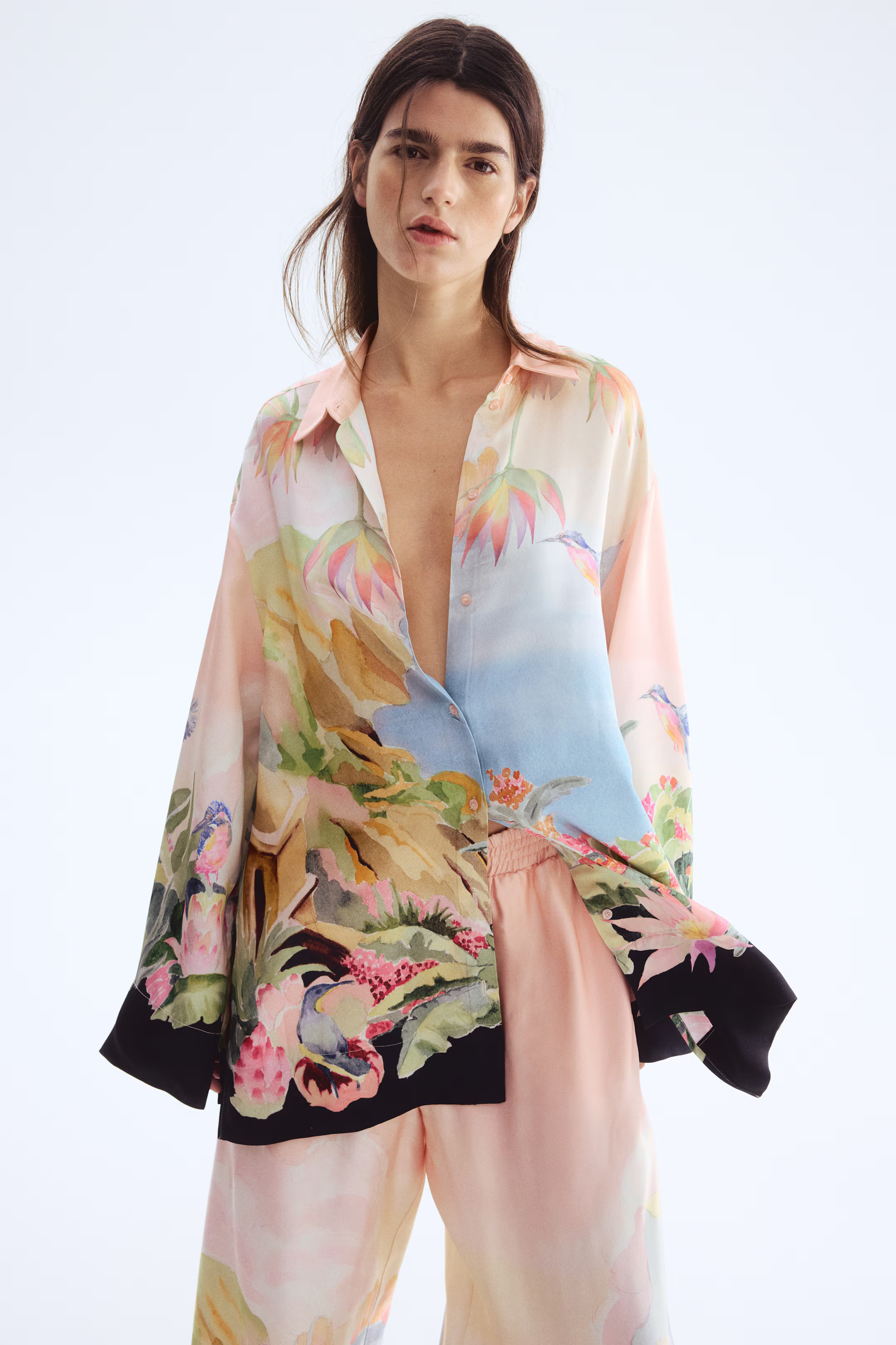 Printed pull-on trousers | H&M (UK, MY, IN, SG, PH, TW, HK)