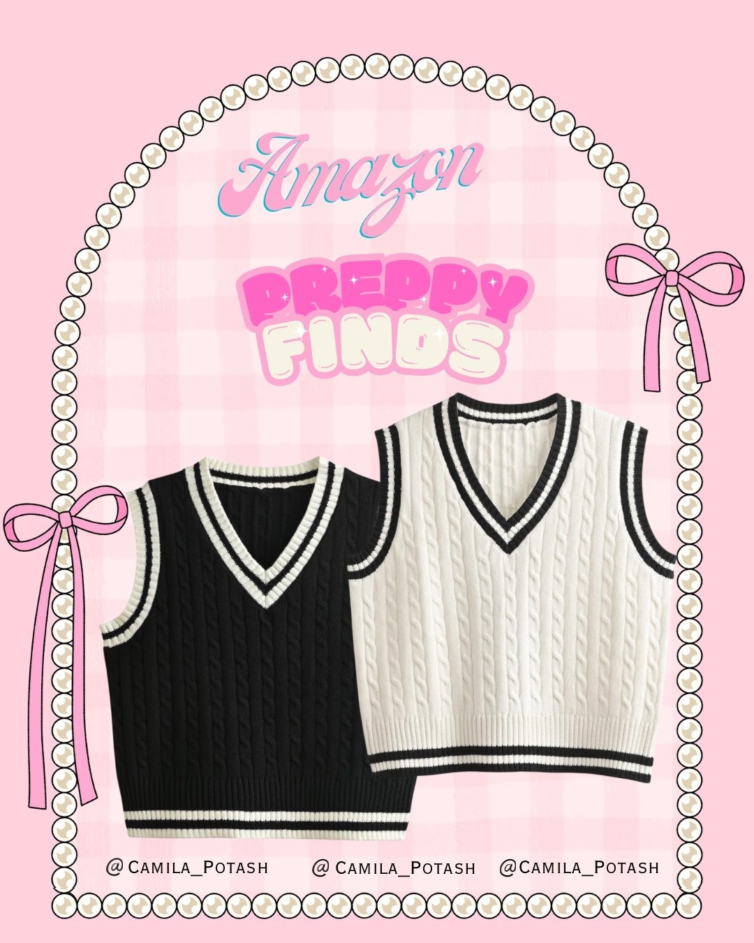 ✨ Amazon Preppy Sweater Vests You Need! ✨

Nothing says preppy chic like a classic cable knit sweater vest. These Amazon finds bring the perfect mix of timeless prep school vibes and modern trendy style. 🎀 With their varsity-inspired v-necklines and black & white contrast trim, they’re must-have staples for every preppy wardrobe.

💡 How to Style Preppy Sweater Vests:
✔ Layer over a crisp collared shirt for the ultimate academic prep look 📚
✔ Pair with a pleated skirt or tennis skirt for classic prep school vibes 🎾
✔ Dress up with loafers & pearls or keep casual with sneakers 👟

These Amazon preppy outfit essentials are affordable, versatile, and trending for 2025 fashion. Whether you’re going for old money elegance, coastal prep style, or everyday preppy chic, these vests are the perfect layering piece.

🛒 Tap to shop these Amazon preppy must-haves and give your wardrobe that polished, timeless look!

#AmazonFashionFinds #AmazonPreppyFinds #PreppyStyle #PreppyOutfit #PreppyWardrobe #OldMoneyAesthetic #AmazonOOTD #VarsityPreppy #CableKnitSweaterVest #PreppyLook #PreppyChic #LTKFinds #LTKSaleAlert #AmazonStyle #ClassicPreppyStyle #PreppyPrincess #AmazonOOTDinspo #CoastalPreppyStyle


Amazon preppy finds, preppy aesthetic outfits, preppy sweater vest Amazon, varsity v-neck cable knit vest, preppy wardrobe essentials Amazon, old money preppy style, coastal preppy aesthetic, chic preppy outfit ideas, affordable preppy fashion Amazon, trending preppy clothes 2025, preppy chic wardrobe staples

#LTKSeasonal #LTKFindsUnder50 #LTKStyleTip