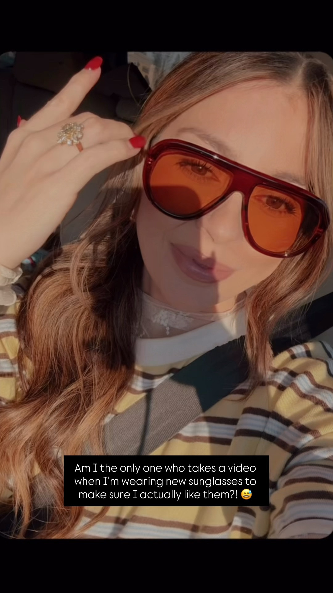 Under $50 sunglasses
Free people striped top



#LTKstorytime #LTKFindsUnder50 #LTKootd