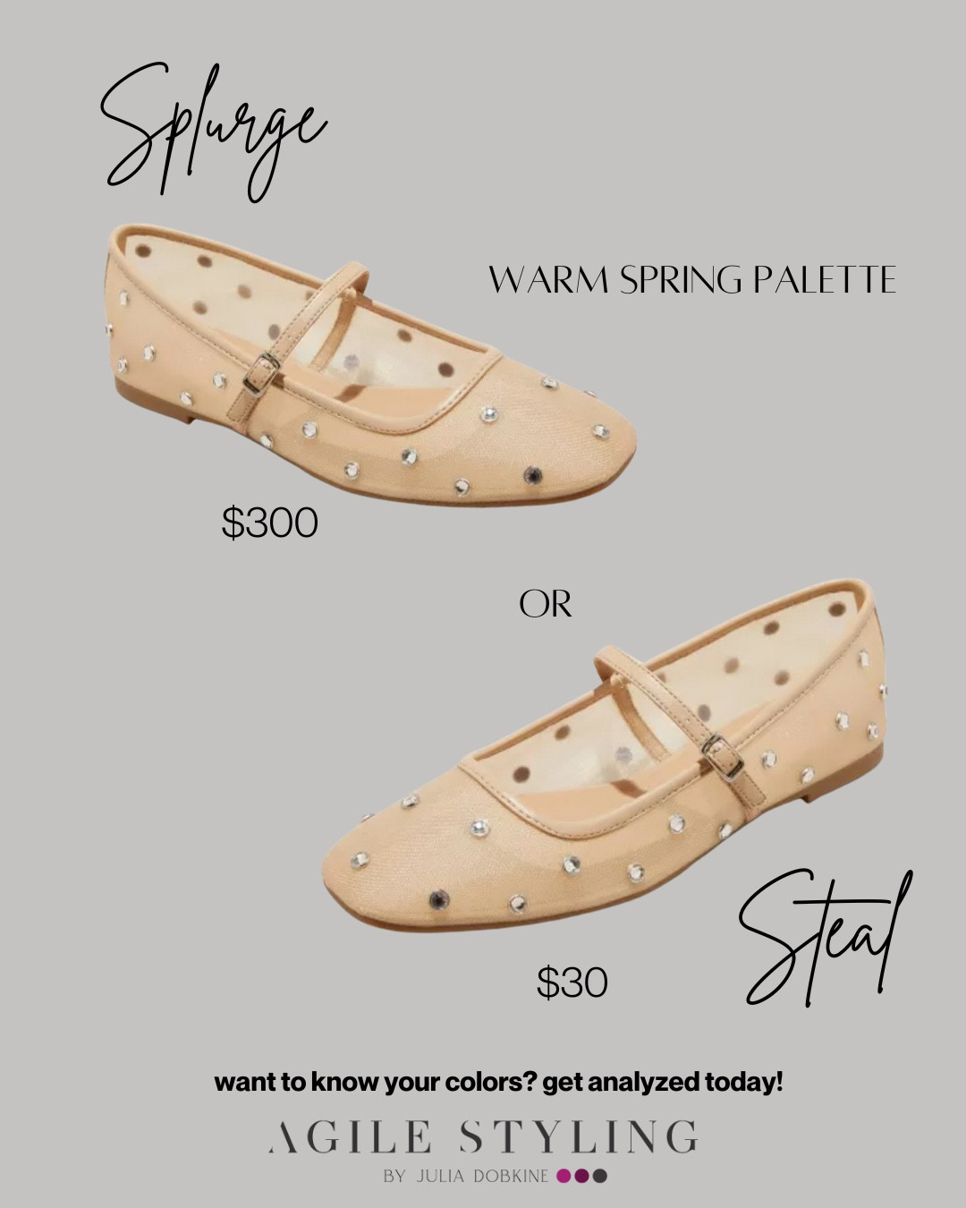 Such a stunning look alike from Target of the cutest warm spring flats with rhinestone detailing!

Disclaimer: The colors mentioned in this post may not be 100% accurate to the season, as they were chosen based on digital images from the website.

#LTKSeasonal #LTKfindsunder50 #LTKshoecrush