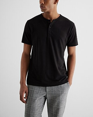 Linen-Blend Henley | Express