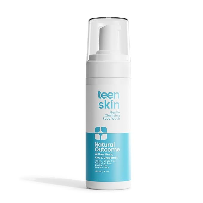 Teen Skin Face Wash | Gentle Foaming Daily Boys & Girls Facial Cleanser Lotion | Natural Non-toxi... | Amazon (US)