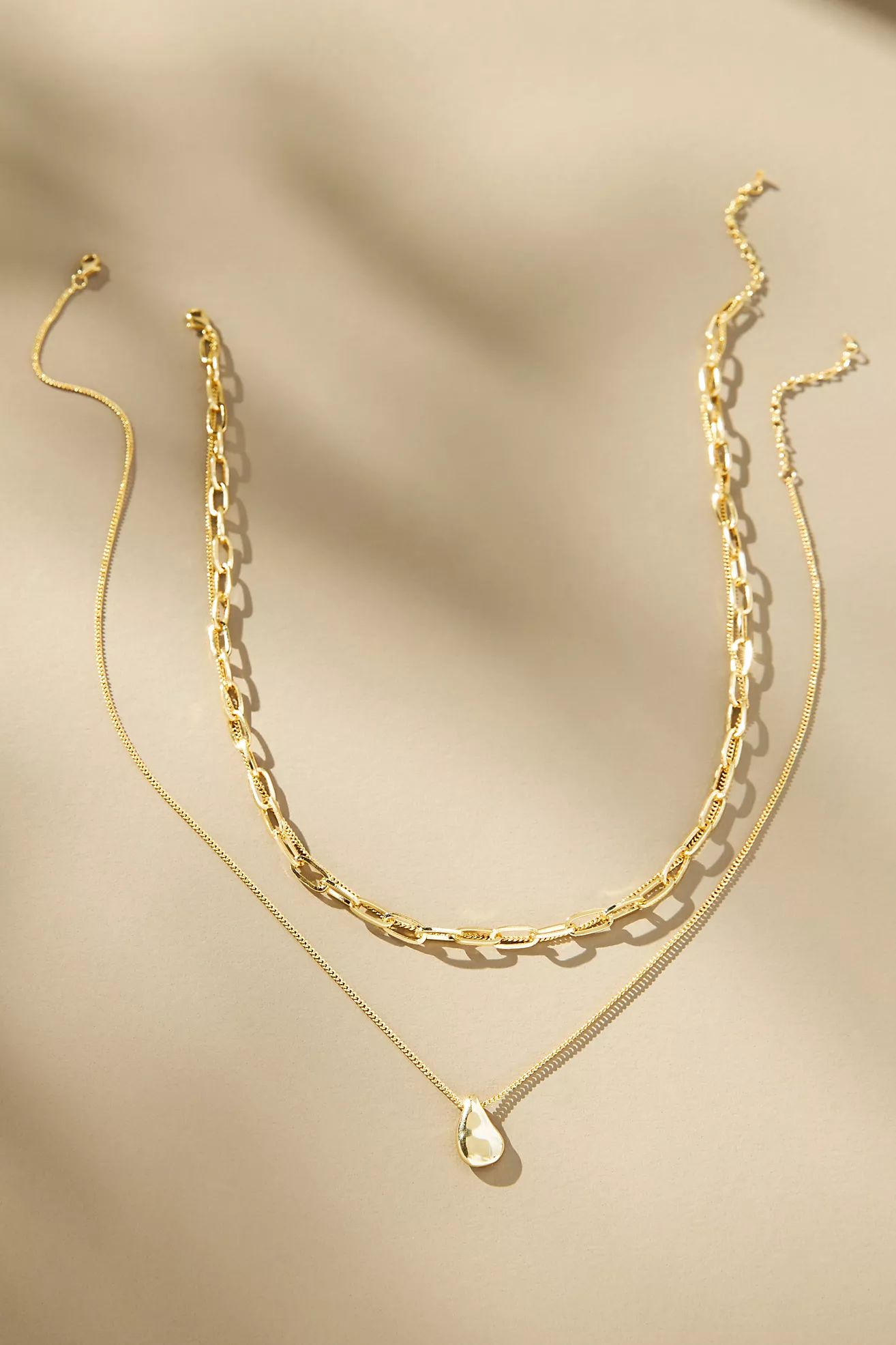 Layered Pendant Necklace, Set of 2 | Anthropologie (US)