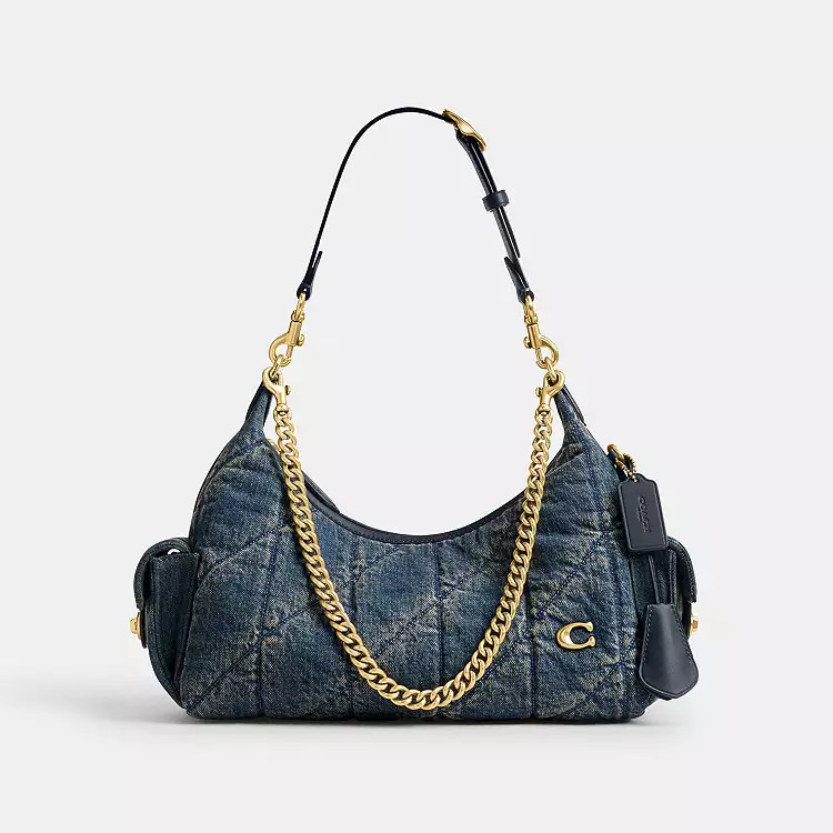 In Regenerative Cotton Denim With Quilting | Coach (US)