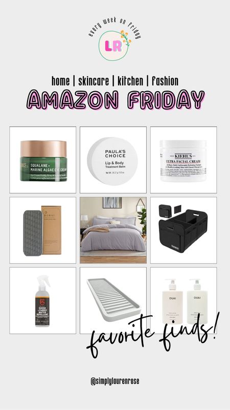 Amazon Friday Finds! 

Amazon. Beauty. Skincare. Kitchen. Hair. Home. 

#LTKunder50 #LTKhome