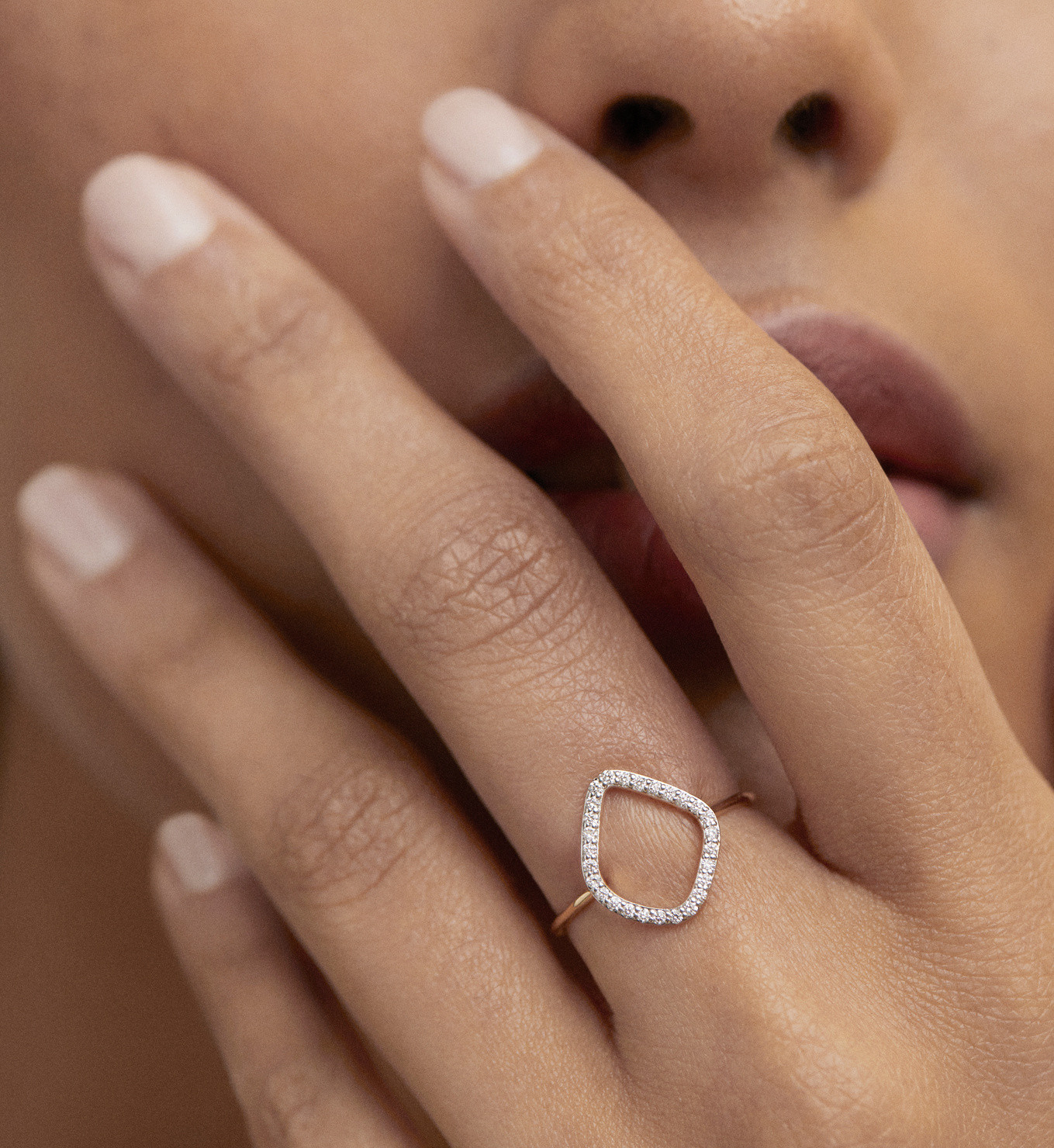 Lab Grown Diamond Riva Kite Ring | Monica Vinader (US)