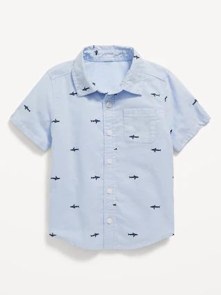Printed Oxford Shirt for Toddler Boys | Old Navy (US)