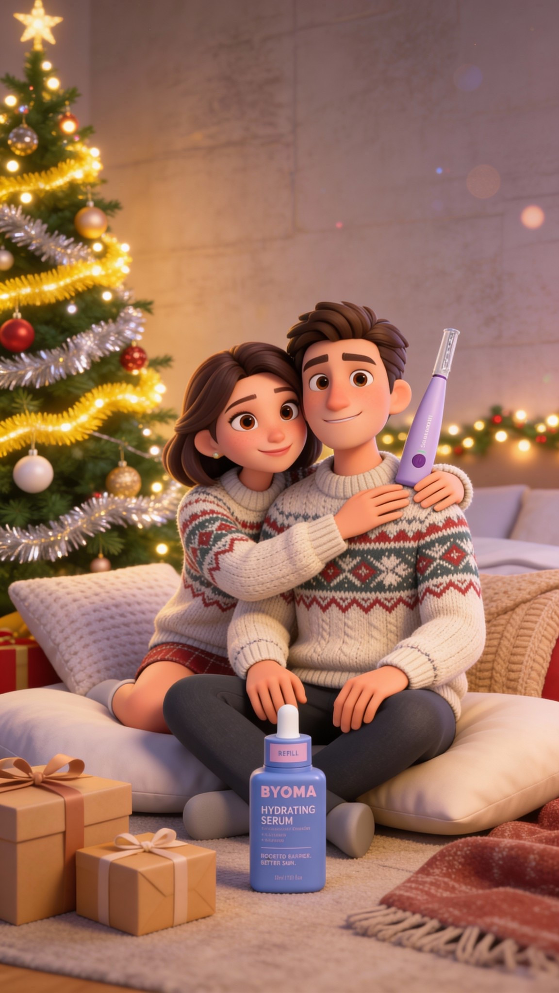 Couples who skincare together, stay together (and glow together). 💑✨ We are taking "relationship goals" to a whole new level this holiday season! I’ve got my hydration hero, the Byoma Hydrating Serum, to keep that winter dryness in check, while he’s getting in on the action with the Michael Todd Beauty Sonicsmooth. Honestly, prepping your skin for all those holiday parties is way more fun with a partner. Whether you’re exfoliating away the texture or locking in that barrier repair, these two are the perfect match for a cozy night in.