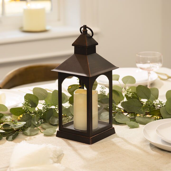 Dorothy Bronze Lantern with Candle | Lights.com