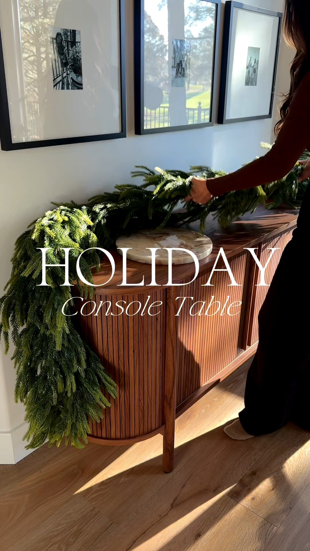 Holiday Christmas decorating at home console table styling!
Love this new garland! Affordable and the easiest to work with to create volume. I have two 9ft garlands here 
Linking similar white trees and reindeer
These are the prettiest candlestick holders and rechargeable flameless remote control candlesticks
Gallery wall 
Console table media cabinet 
No hardwire easy to install picture lights 


#LTKHoliday #LTKSeasonal #LTKHome