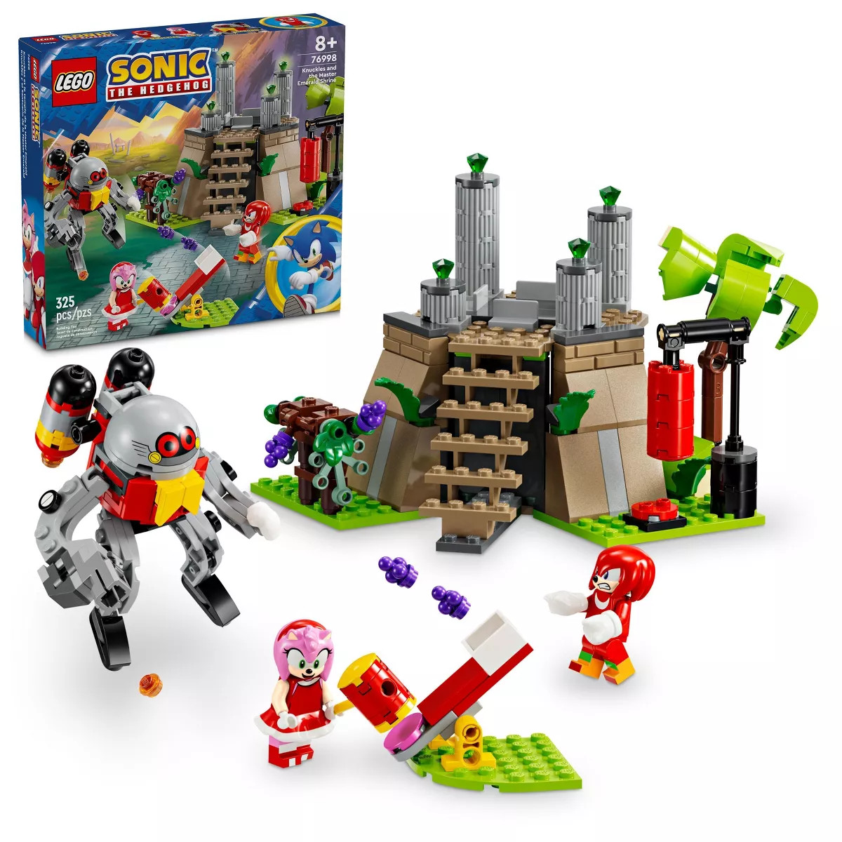 LEGO Sonic the Hedgehog: Knuckles and the Master Emerald Shrine 76998 | Target