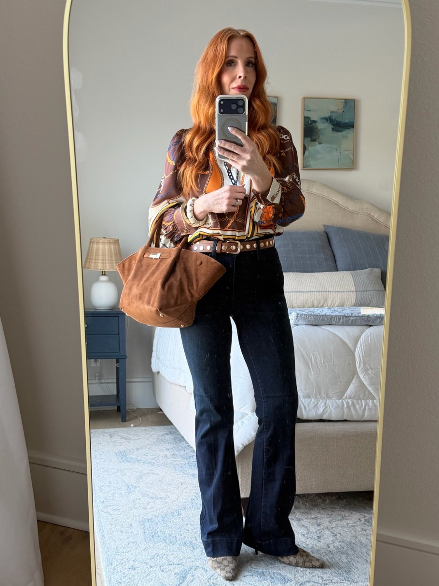 Fall outfits, denim, Gucci, fall style, over 40, work style

#LTKmomlife #LTKSeasonal #LTKOver40
