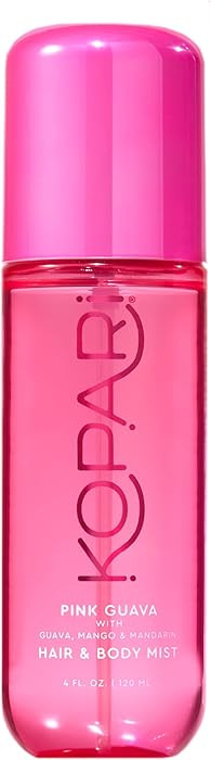 Kopari Pink Guava Hair & Body Mist – Guava, Mango, Mandarin, Coconut, Vanilla & Sandalwood Scen... | Amazon (US)