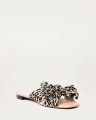 Daphne Knot Flat Sandal Leopard | Loeffler Randall