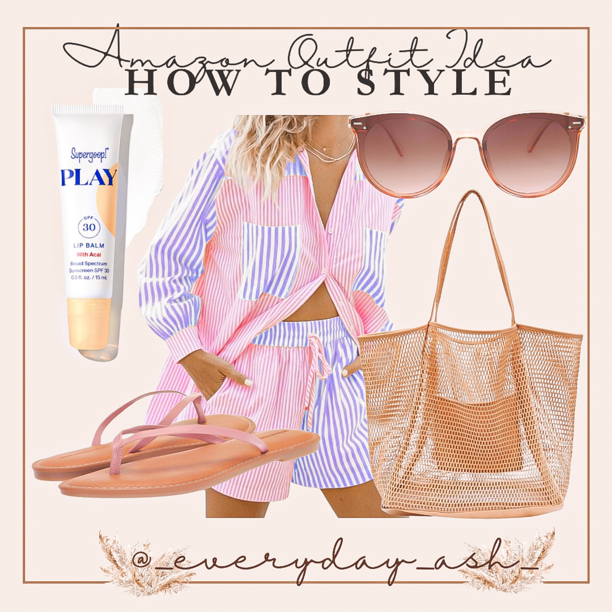 Vacation outfit idea 💜

This Amazon outfit idea would be great for the beach, vacation shopping, pool cover up + more 

Amazon fashion, Easter, spring fashion, beach vacation, two piece set, pink and purple, sandals, flip flops, spf lip balm, sunglasses, beach bag, tote bag

#LTKfindsunder50 #LTKtravel #LTKstyletip