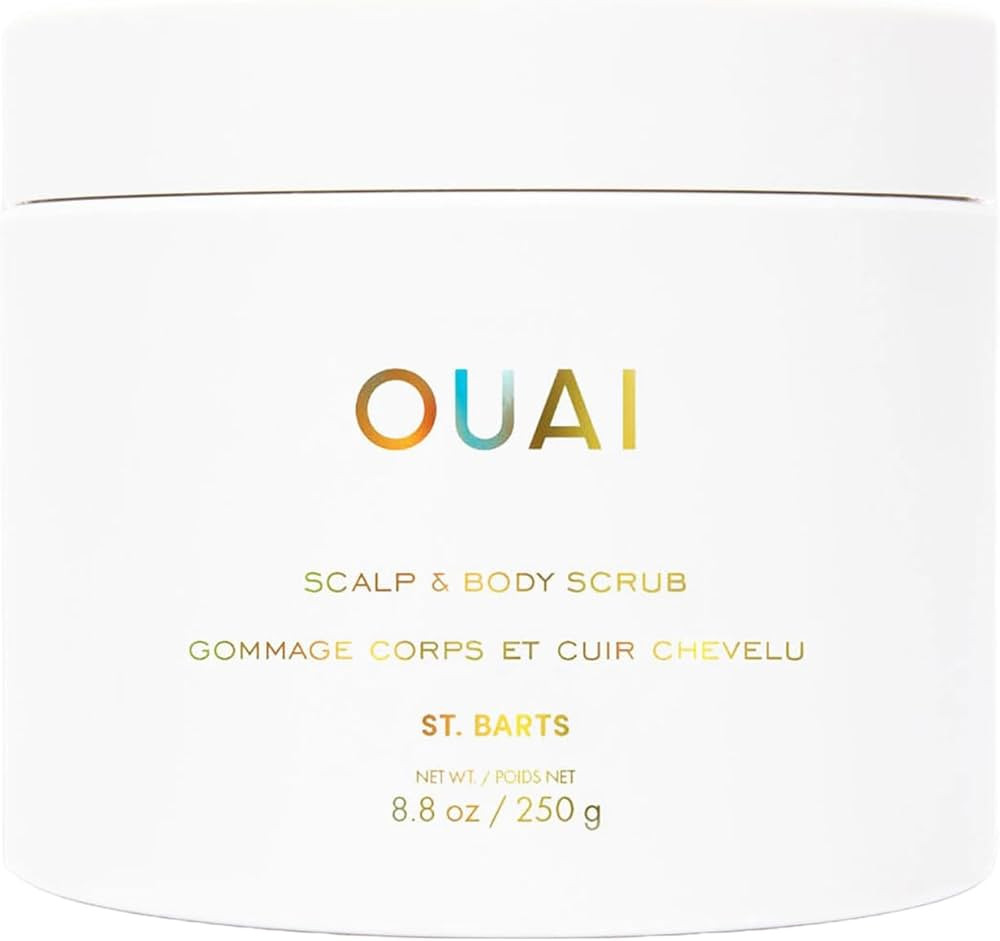 OUAI Scalp & Body Scrub, St. Barts - Exfoliating Body Scrub with Sugar & Coconut Oil Blend for Sm... | Amazon (US)