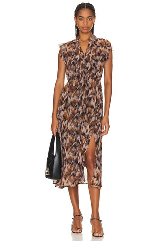 Allegra Dress in Oak Buff | Revolve Clothing (Global)